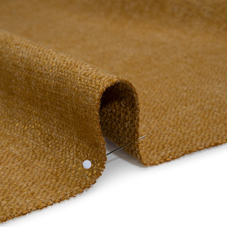 Polyester and Linen Textured Upholstery Woven - Honey - Georgia Collection