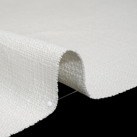 Polyester and Linen Textured Upholstery Woven - Optic - Georgia Collection