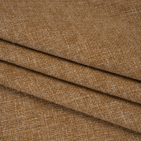 Polyester and Linen Textured Upholstery Woven - Pecan - Georgia Collection