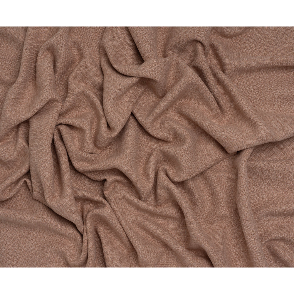 Polyester and Linen Textured Upholstery Woven - Pink Sand - Georgia Collection