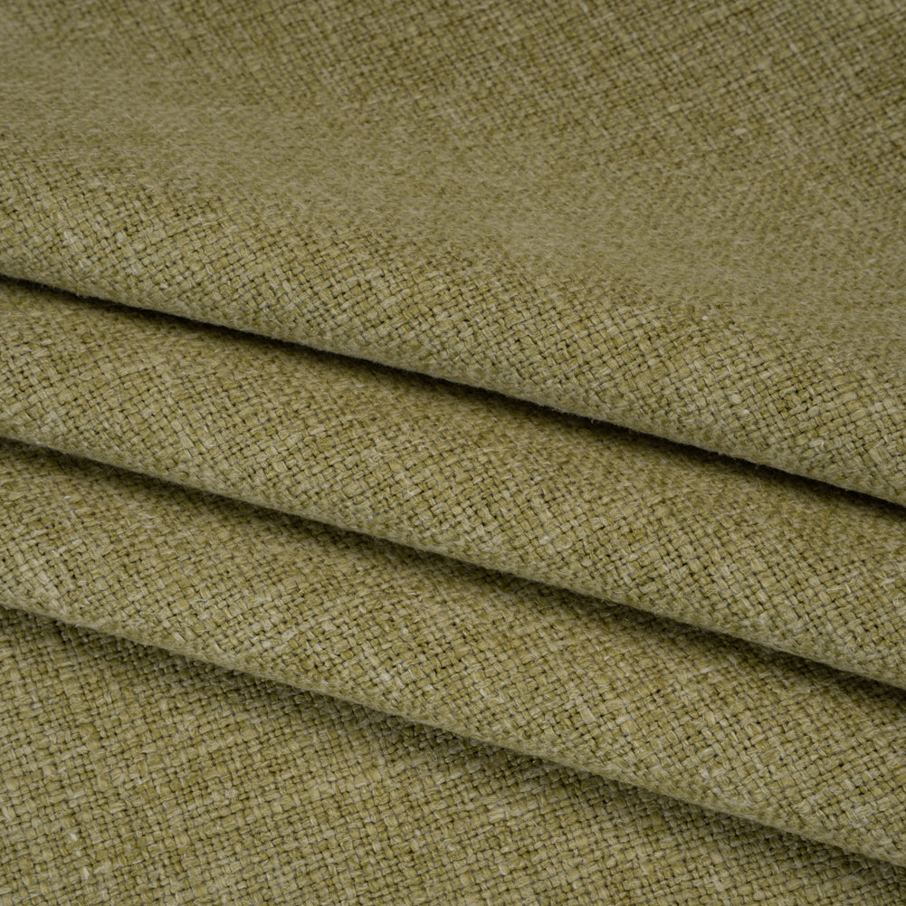 Polyester and Linen Textured Upholstery Woven - Pistachio - Georgia Collection