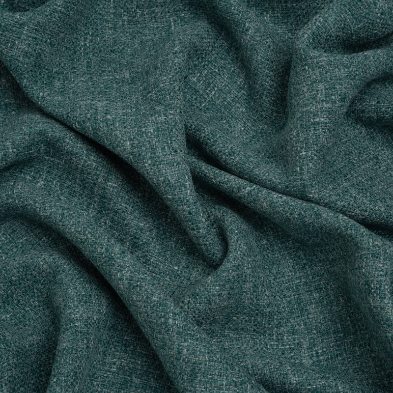 Polyester and Linen Textured Upholstery Woven - Spruce - Georgia Collection