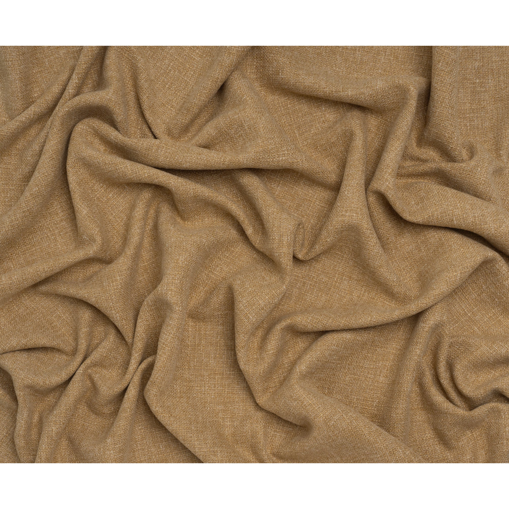 Polyester and Linen Textured Upholstery Woven - Wheat - Georgia Collection