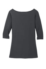 District® Women's Perfect Weight® 3/4-Sleeve Tee