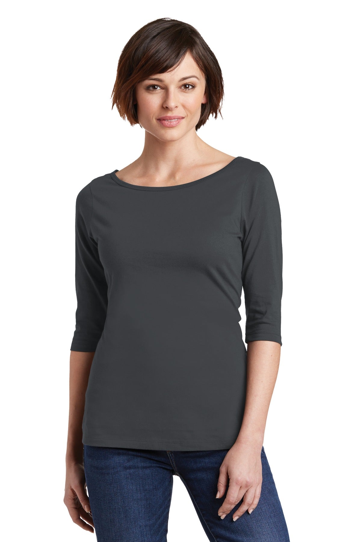 District® Women's Perfect Weight® 3/4-Sleeve Tee