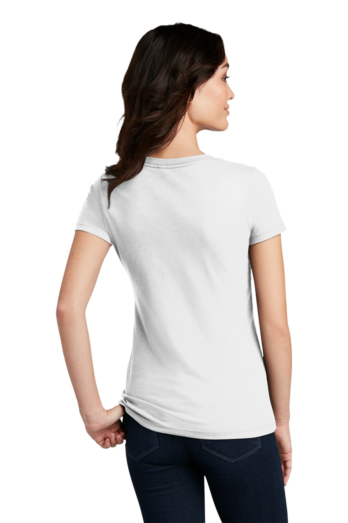 District ® Women's Perfect Blend® CVC Tee. DM108L