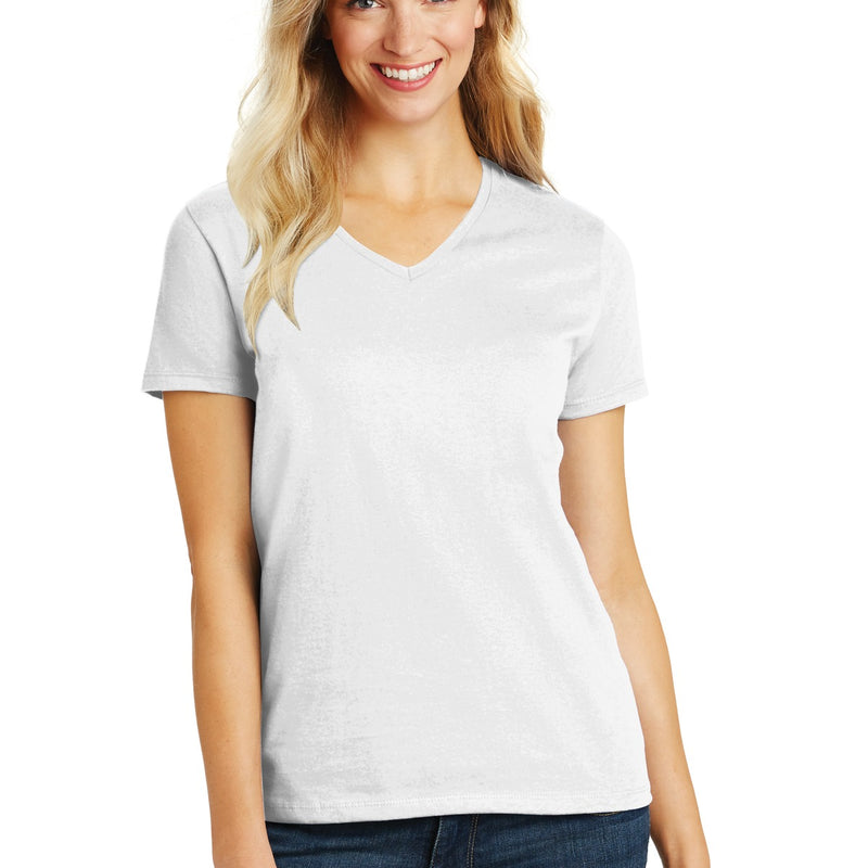 District® Women's Perfect Blend CVC V-Neck Tee
