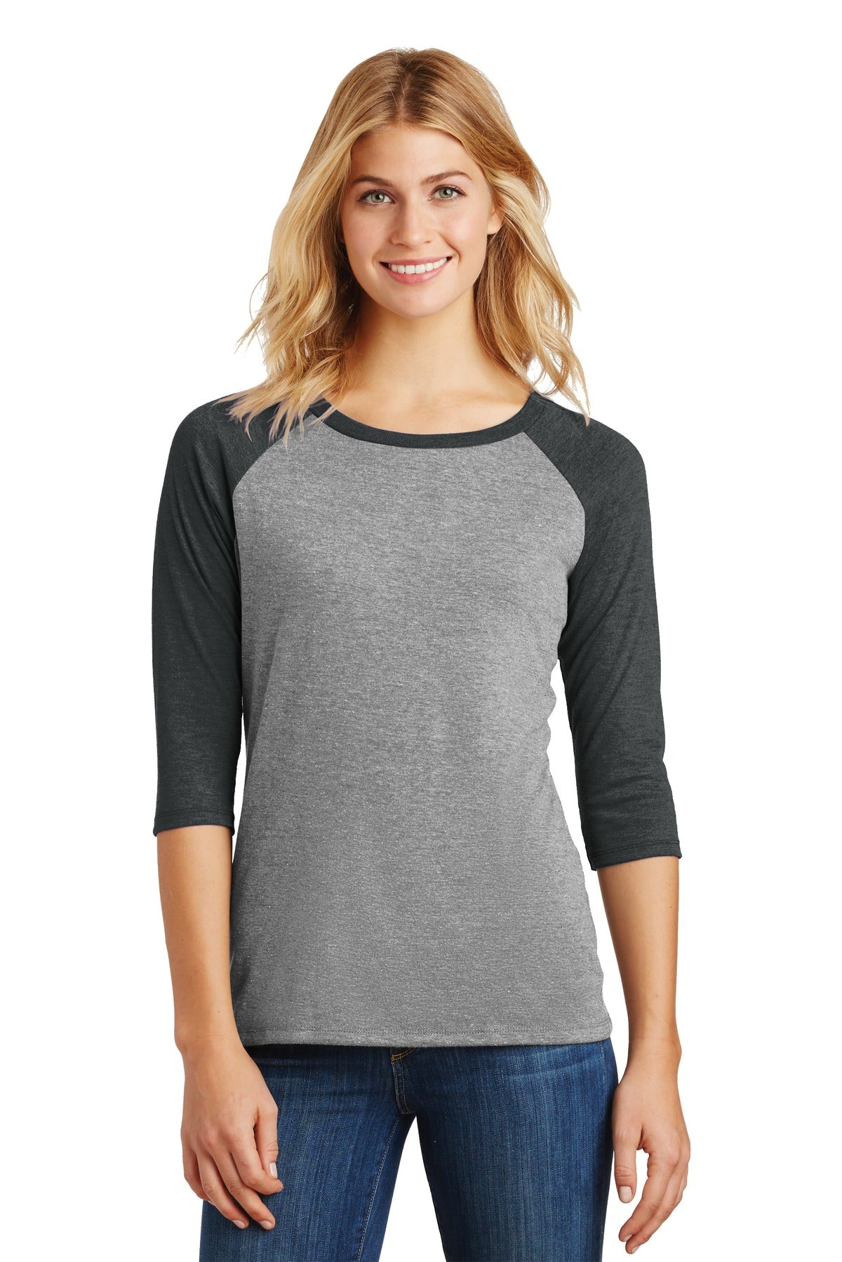 District® Women's Perfect Tri® 3/4-Sleeve Raglan