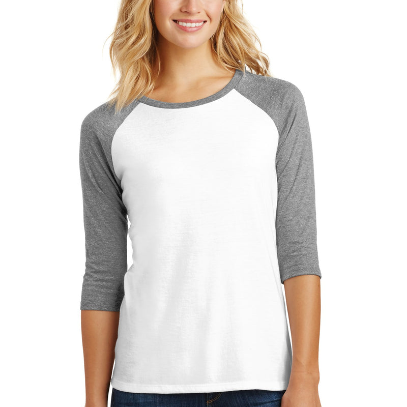District® Women's Perfect Tri 3/4-Sleeve Raglan