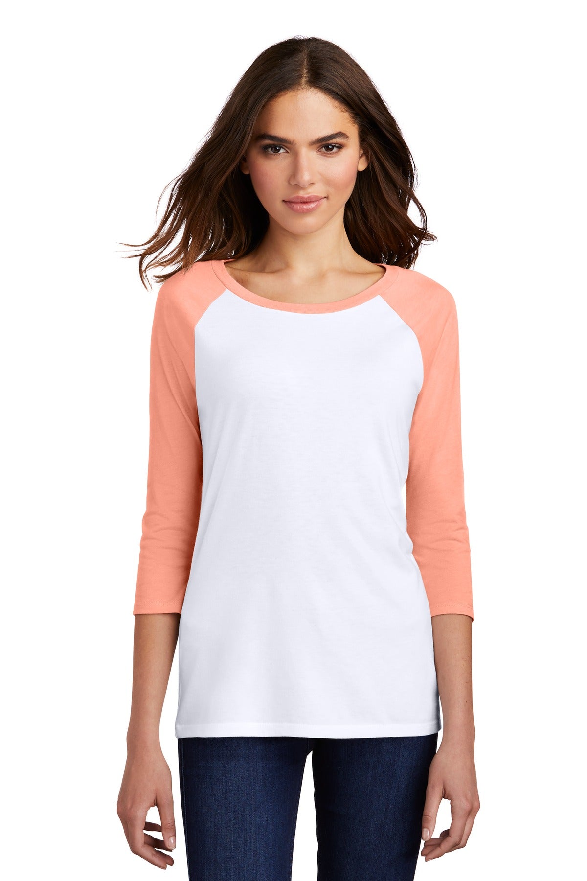 District® Women's Perfect Tri® 3/4-Sleeve Raglan