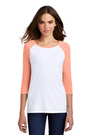 District® Women's Perfect Tri 3/4-Sleeve Raglan