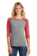 District® Women's Perfect Tri 3/4-Sleeve Raglan
