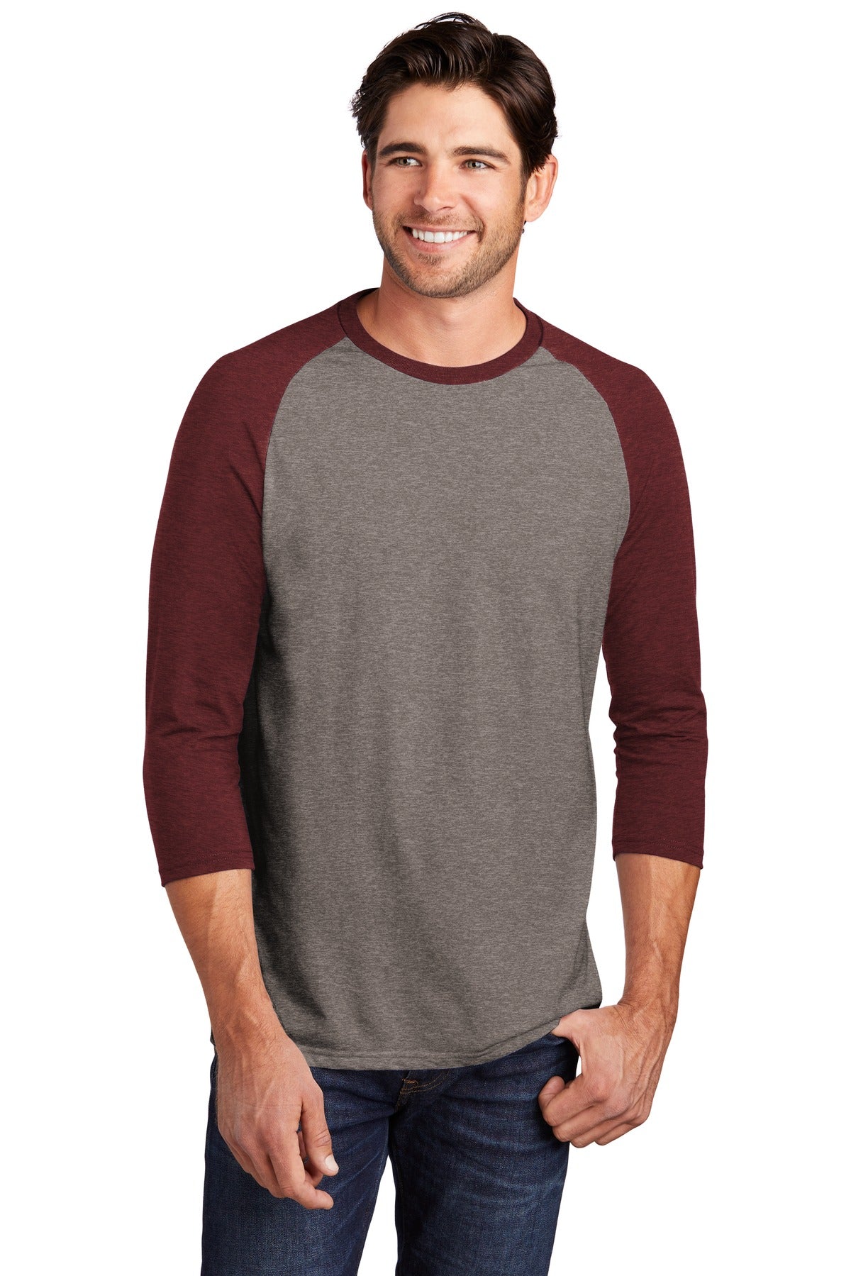 District ® Perfect Tri® 3/4-Sleeve Raglan