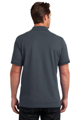 District Made® Mens Stretch Pique Polo