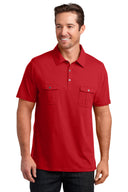 District Made® Men's Double Pocket Polo