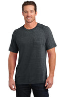 District Made® Men's Tri-Blend Pocket Tee