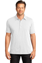 DISCONTINUED District Made® - Mens Slub Polo