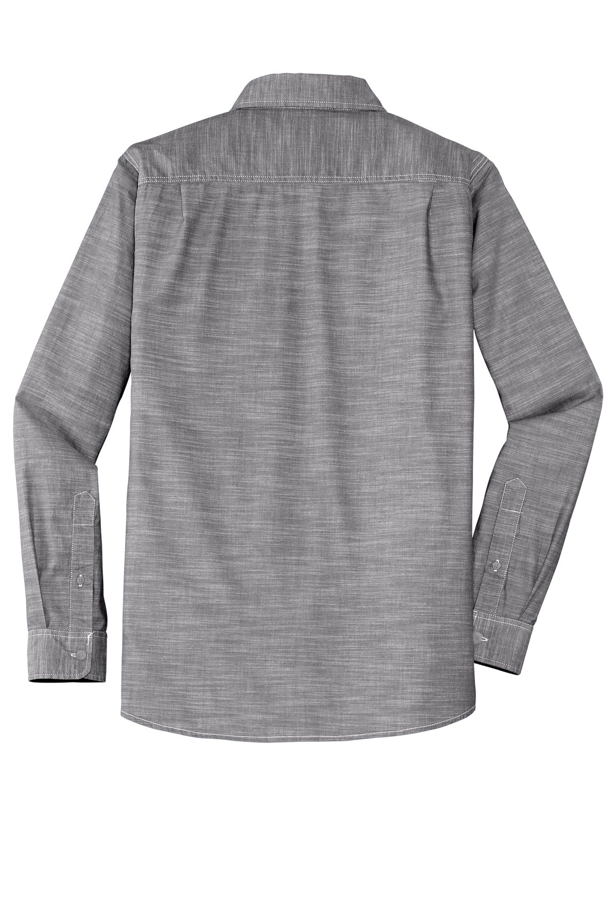 DISCONTINUED District Made® - Mens Long Sleeve Washed Woven Shirt