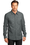 DISCONTINUED District Made® - Mens Long Sleeve Washed Woven Shirt