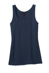 DISCONTINUED District Made® Ladies Mini Rib Racerback Tank