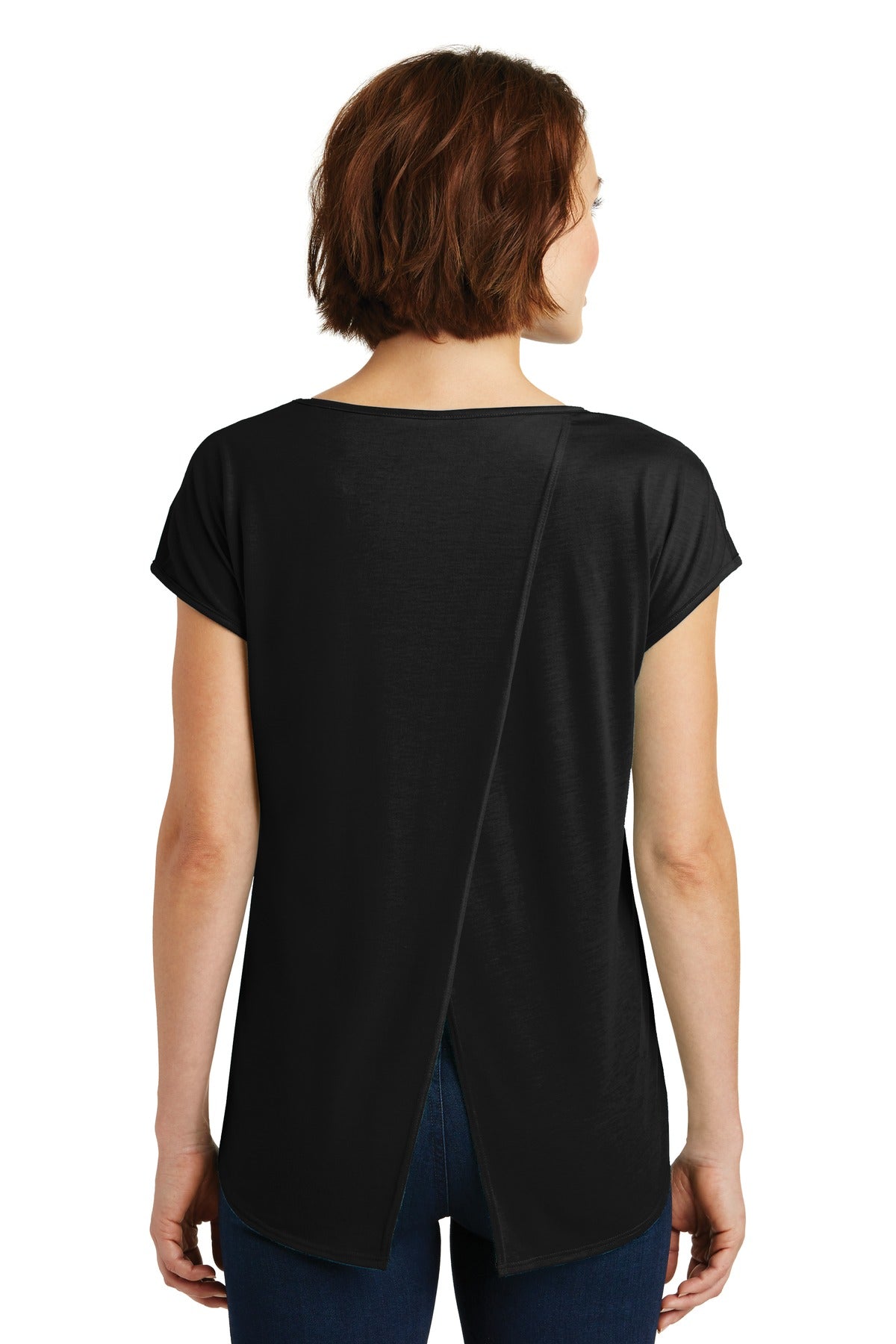 DISCONTINUED District ® Women's Drapey Cross-Back Tee