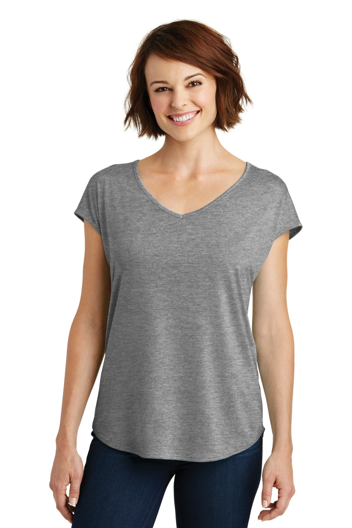 DISCONTINUED District ® Women's Drapey Cross-Back Tee