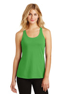 District Made® Ladies 60/40 Gathered Racerback Tank