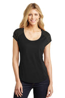 District Made® Ladies 60/40 Bling Tee