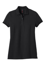 DISCONTINUED District Made® Ladies Stretch Pique Polo