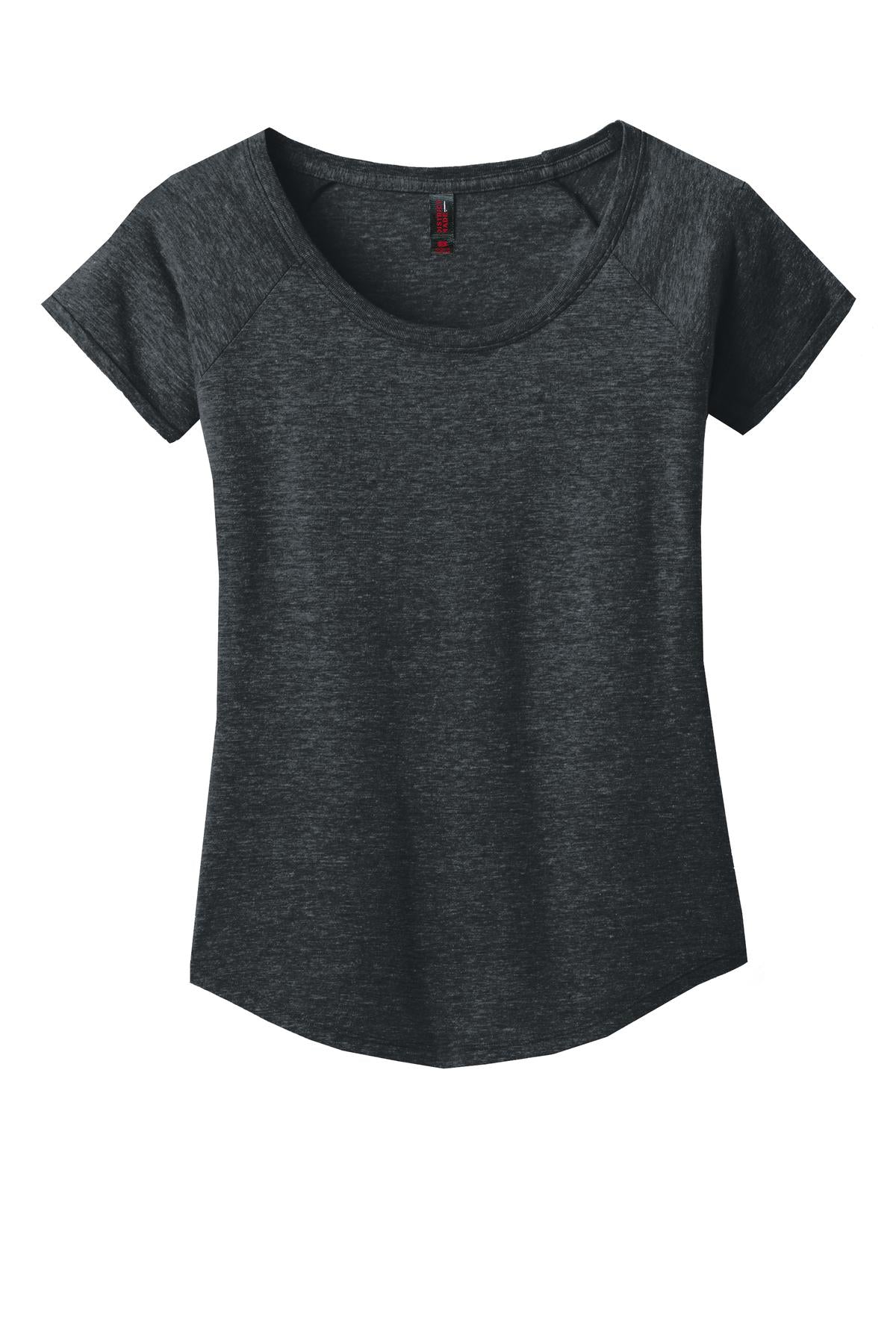 District Made® Ladies Tri-Blend Scoop Tee