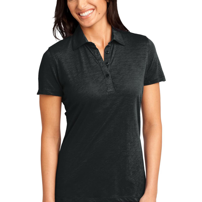 District Made® - Ladies Slub Polo