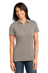 DISCONTINUED District Made® - Ladies Slub Polo