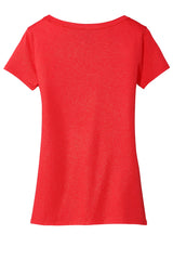 DISCONTINUED District Made® Ladies Shimmer V-Neck Tee