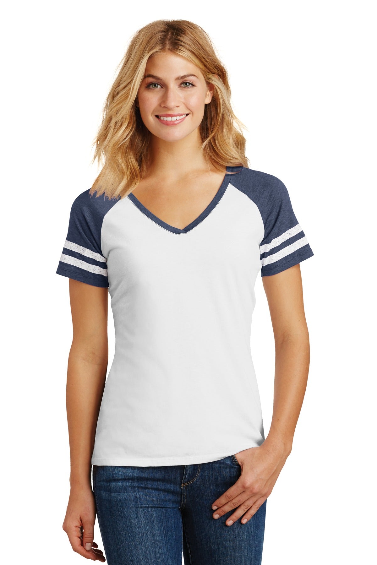 District ® Women's Game V-Neck Tee