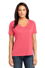 DISCONTINUED District Made® - Ladies Modal Blend Relaxed V-Neck Tee