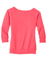 DISCONTINUED District Made® - Ladies Modal Blend 3/4-Sleeve Raglan