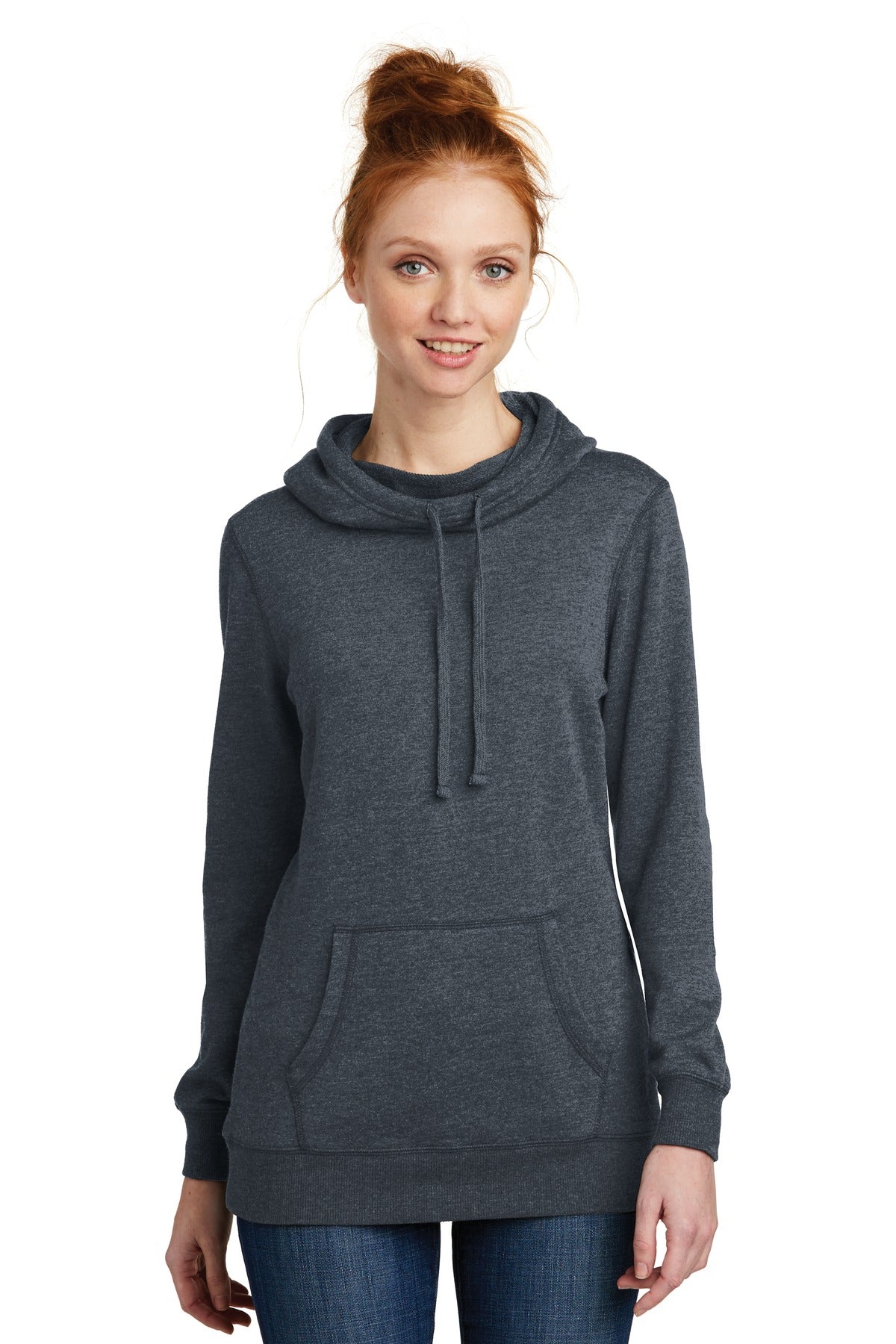 District ® Women's Lightweight Fleece Hoodie