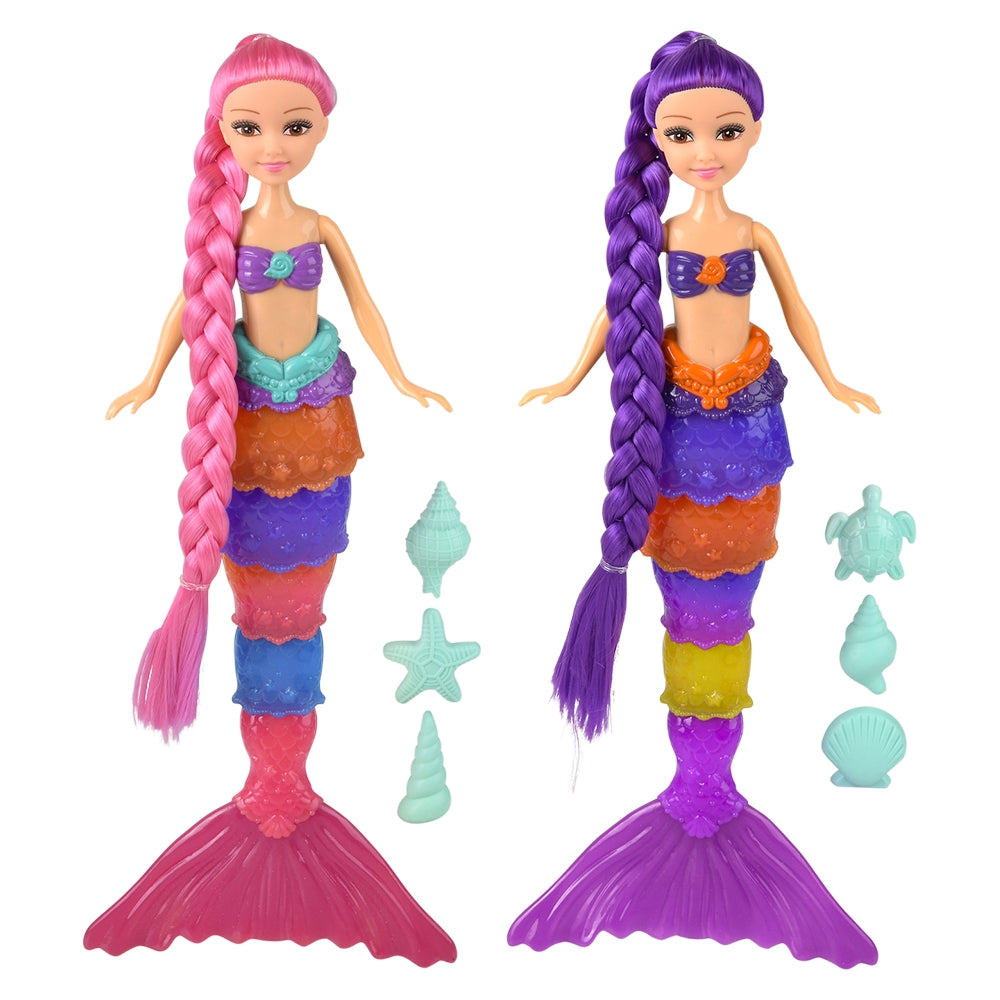 Color Changing Mermaid Doll (1 PC)