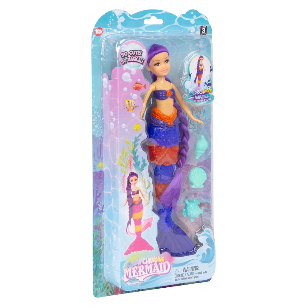 Color Changing Mermaid Doll (1 PC)