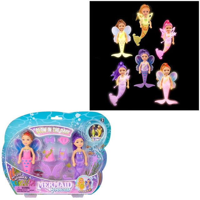 Glow In Dark Mermaid Set