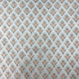 Dominic Polyester Fabric - Two-Toned Floral Jacquard, 55" Width (1 Yard)