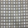 Domino Square Cut Velvet Polyester Fabric - Multi Color Square Pattern, 55" Width (1 Yard)