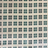 Domino Square Cut Velvet Polyester Fabric - Multi Color Square Pattern, 55" Width (1 Yard)