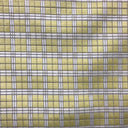 Domino Square Cut Velvet Polyester Fabric - Multi Color Square Pattern, 55" Width (1 Yard)