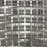 Domino Square Cut Velvet Polyester Fabric - Multi Color Square Pattern, 55" Width (1 Yard)