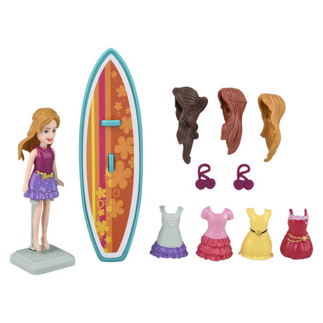 Surfing Girl Figurine Playset