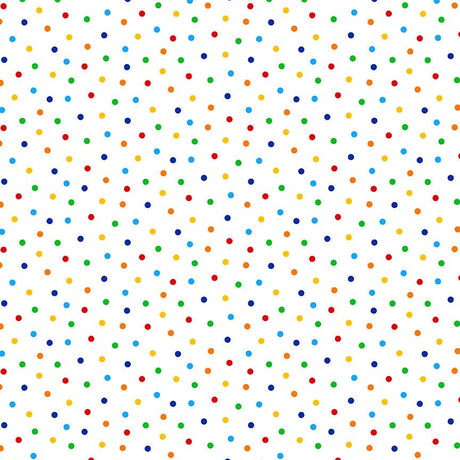 Cotton Print Confetti Polka Dots Fabric 44/45" Confetti