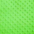 Lime Minky Dimple Dot Fabric,
