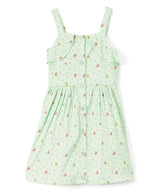 Girl Butterfly Dress - Girls Dresses Fabric - Pink, Blue, Mint, Button Front (1 Piece)