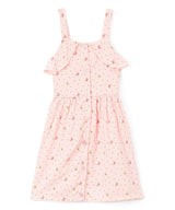 Girl Butterfly Dress - Girls Dresses Fabric - Pink, Blue, Mint, Button Front (1 Piece)
